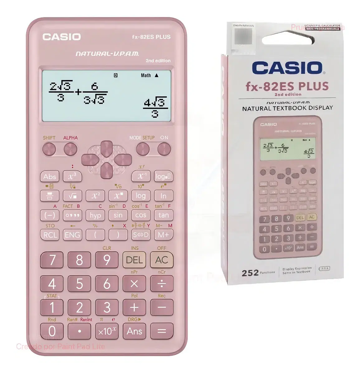 Calculadora científica FX-82ES PLUS-PK Edición 2 - Casio