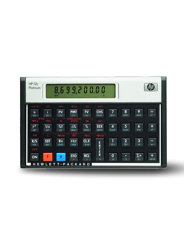 calculadora financiera HP 12c platinum